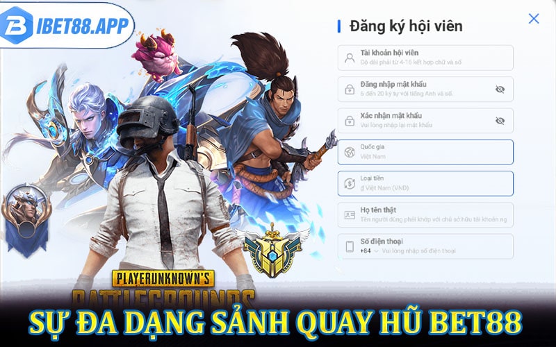 Khám phá sự đa dạng của sảnh game quay hũ bet88 