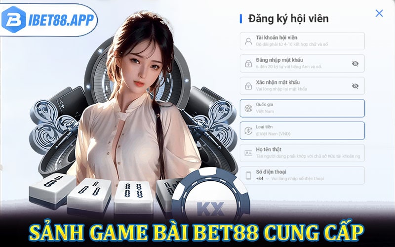 Một số sảnh game bài bet88 hấp dẫn nhất 